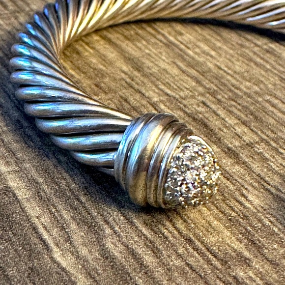 WOW POSHMARK - Authentic David Yurman Diamond & Sterling Silver Bracelet - Picture 10 of 16